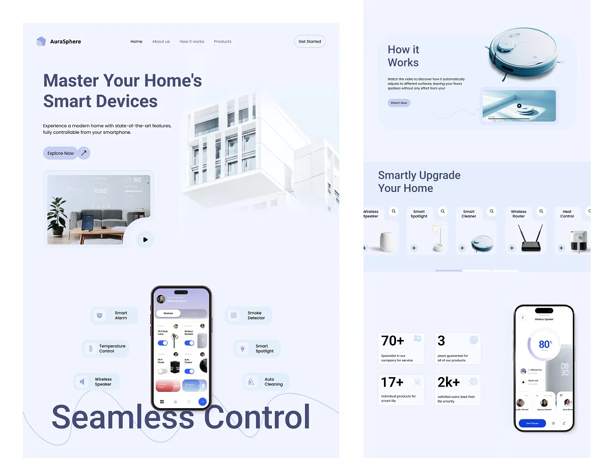 Smart Home Website designs, themes, templates and downloadable graphic ...