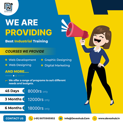 We are providing Best industrial training graphic design ui