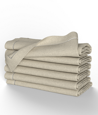 3D Modeling and Rendering for a Napkin (Clo3d) 3d 3d clothing 3d fashion 3d modeling 3d rendering animation clo3d digital fashion fashion deisgn handtowel linen napkin restaurants virtual fashion