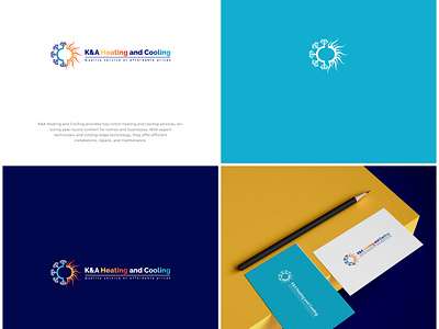 Heating & Cooling Logo Design brandguideline brandingkit logo logoportfolio logoraise service