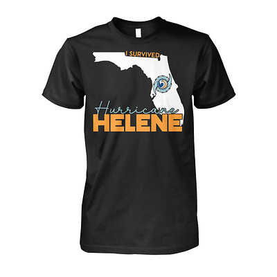 I Survived Hurricane Helene Shirt design illustration