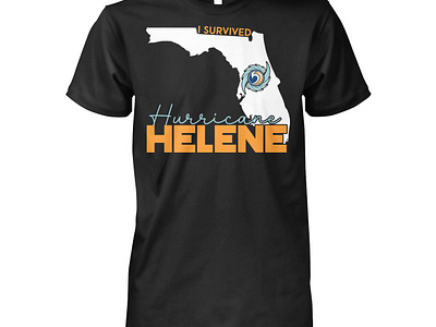 I Survived Hurricane Helene Shirt design illustration