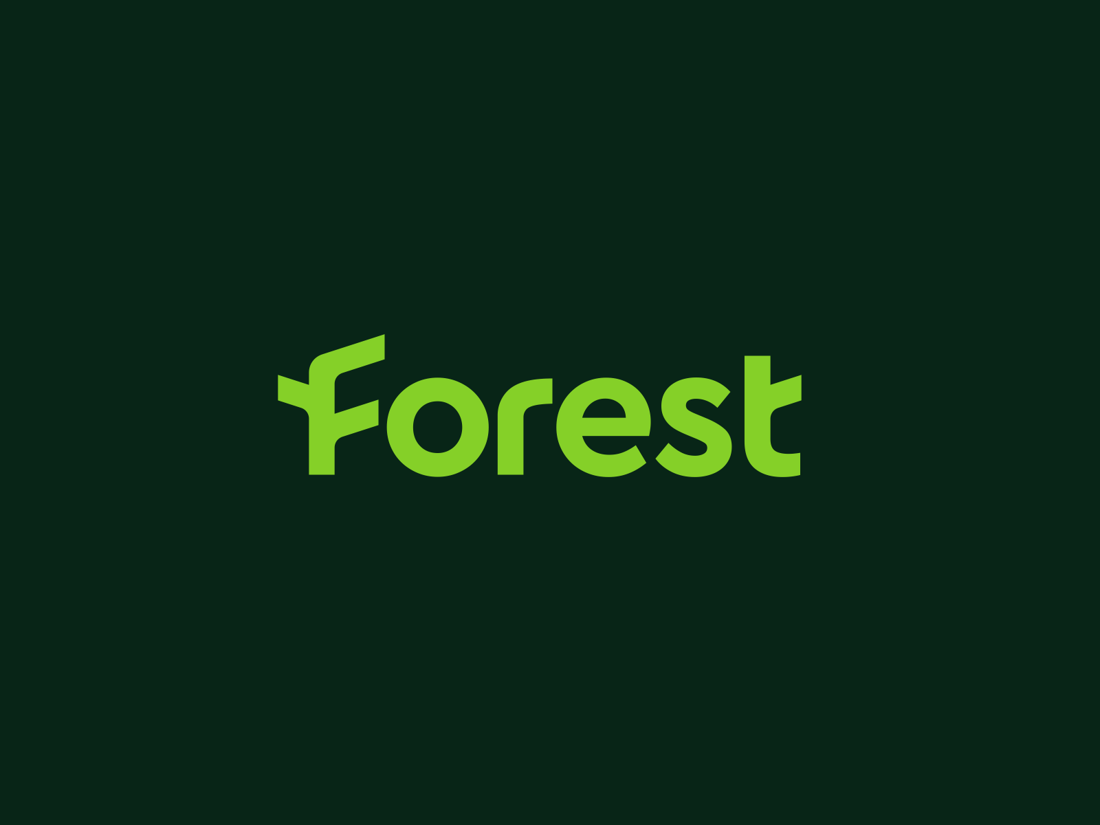 Forest Wordmark Logo Design - Update branding calligraphy custom design designer environment forest green icon logo logo design logo designer logodesign logotype loog lgoo lgo simple symbol text logo typography wordmark