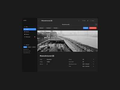 Tunnel Monitoring System app branding design design system desktop monitoring system ui ux