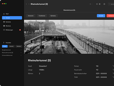 Tunnel Monitoring System app branding design design system desktop monitoring system ui ux