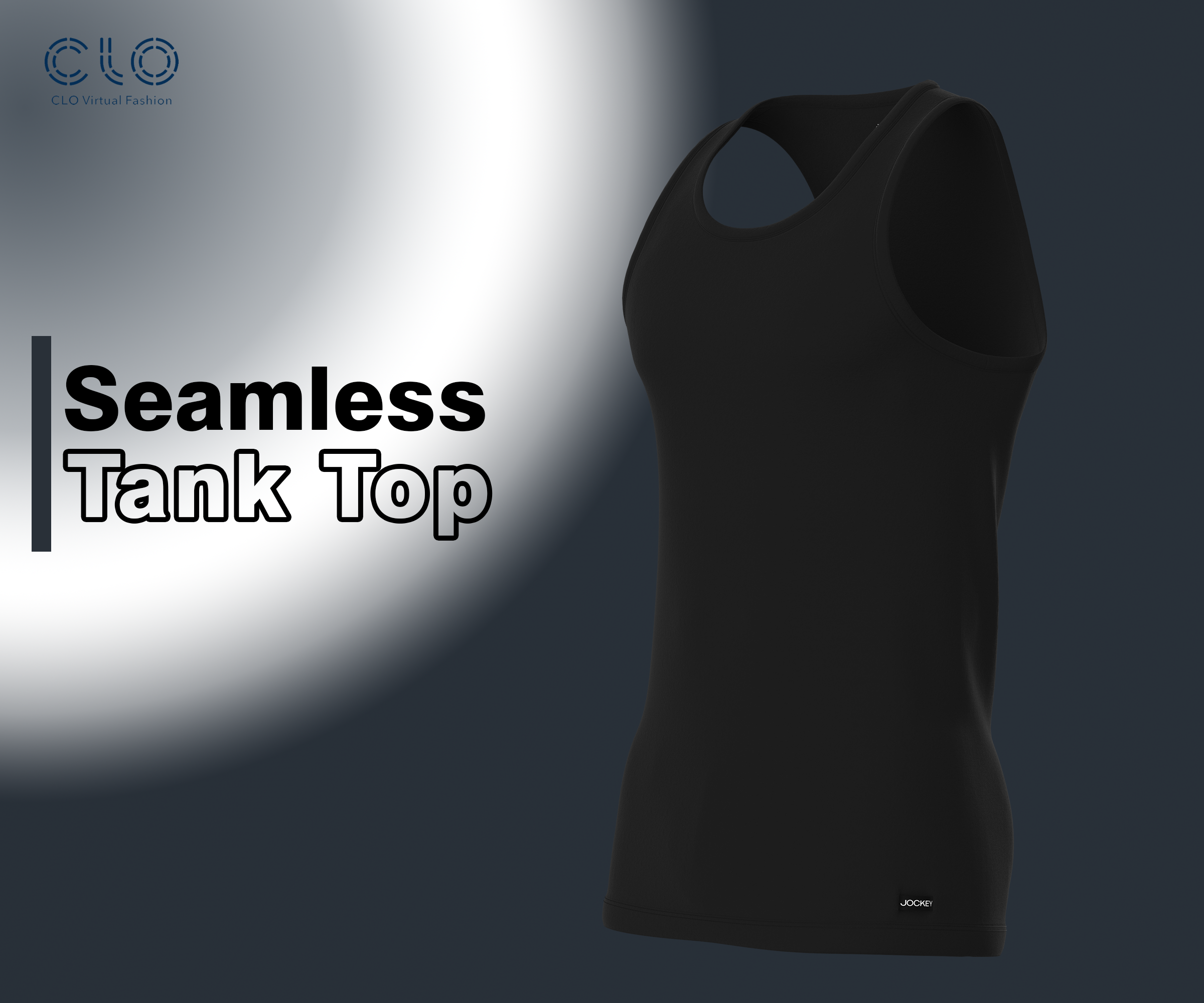 Jockey Tank Top 3D Modeling and Rendering (Clo3d) 3d clothing 3d fashion activewear apparel clo3d fashion design gym gymwear knitwear singlet sportswear tank tops undergarments virtual clothing virtual fashion workout