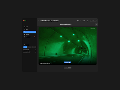 Tunnel Monitoring System branding design design system desktop ui ux