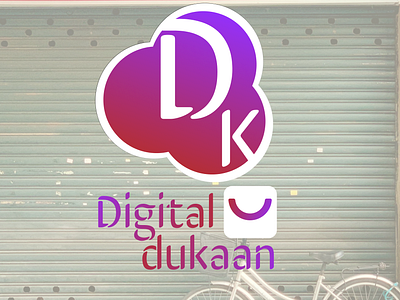 Digital-Dukaan logo design 3d animation branding designlogo graphic design illu illustration logo mobilelogo motion graphics ui vector