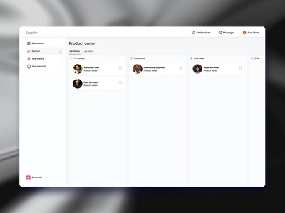 AI-Powered Hiring Solution - Kanban View 2025design aiinrecruitment aiuxdesign availableforfreelance beautiful ui dashboarddesignexpert designsolutions flat hrsoftwaredesign hrtechdesign minimalistui productdesignfreelancer projectbaseddesign remote saas startupdesign ui userexperiencedesign uxstrategy
