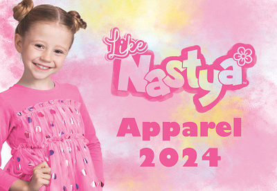 Like Nastya - Apparel Inspired Designs apparel branding fashion design graphic design kids clothes like nastya