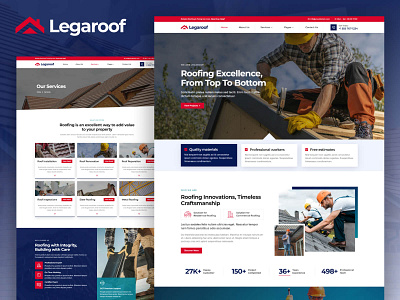 Legaroof web design for your roofing business website commercial roofing decor elementor home home decor home improvement house legaroof modern real estate renovation roof roof installation roof renovation roof repair roof service roofing roofing service template kit wordpress