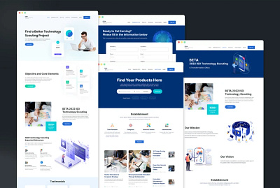 captivating business landing page branding graphic design ui ux