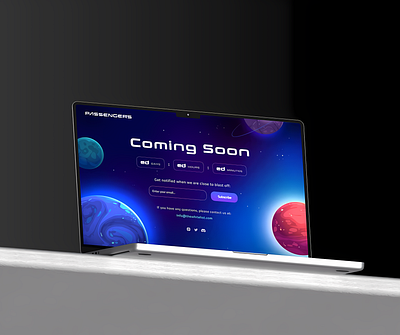Passengers- Countdown Launch Page UI/UX Design animation branding css3 design figma github html5 illustration javascript logo next.js reactjs typescript ui ux website websitedesign websitedevelopment