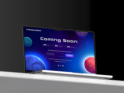 Passengers- Countdown Launch Page UI/UX Design animation branding css3 design figma github html5 illustration javascript logo next.js reactjs typescript ui ux website websitedesign websitedevelopment