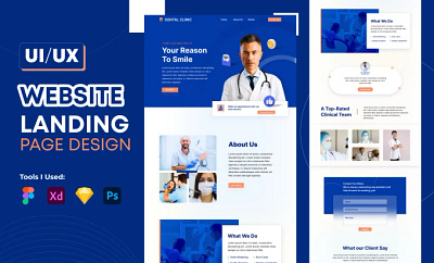 WEB PAGE DESIGN for Landing Pages | Superior UI/UX ui