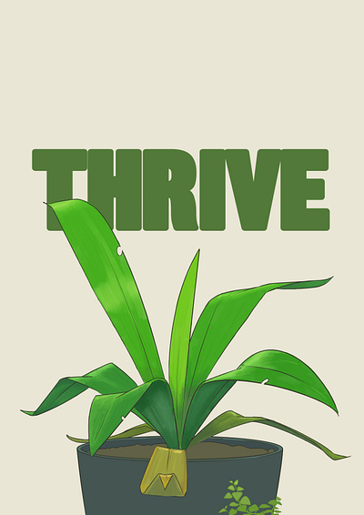 Plant design graphic design illustration typography