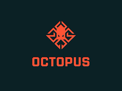 OCTOPUS - Logo Animation 2d animation after effects animation aftereffects animated type animation illustration logo animation motion graphics shape animation