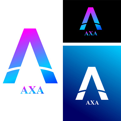 Logo design simple letter A 3d animation graphic design logo motion graphics ui