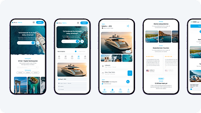 Yacht Mobile UI app design figma mobile ui uiux ux web