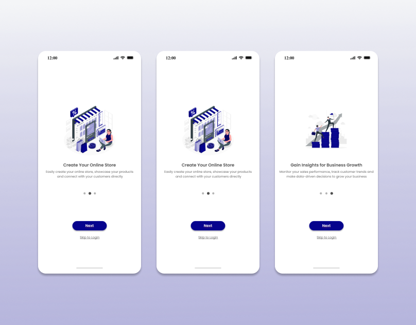 Landing Pages for an Application branding graphic design logo ui ux