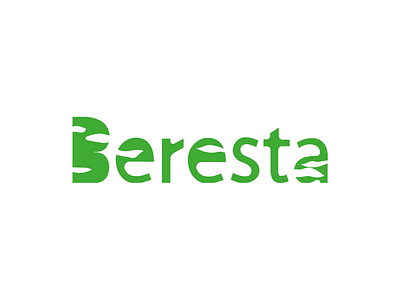 Beresta Logo brand branding graphic design lettering logo mobile app nature