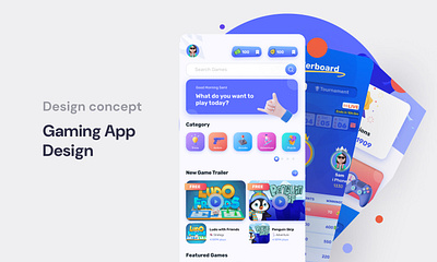 All in one Gaming App 3d allinone animation app appui blue branding colors creative design figma game graphic design illustration inhouse mobileapp motion graphics ui uidesign vector