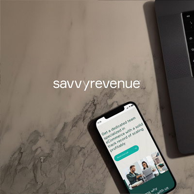 SavvyRevenue design branding clean design logo responsive ui ux web webdesign website