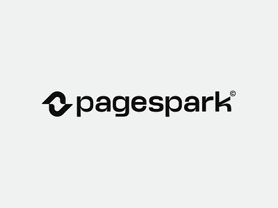 document page ai logo concept ai assisted ai document ai logo ai software artificial intelligence branding clean document logo logotype management minimal modern pagespark pdf ps spark type typography word