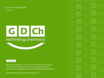 Logo Redesign: Gesellschaft Deutscher Chemiker e.V. (GDCh) branddesign brandidentity branding corporatedesign corporateidentity graphic design logo logodesign redesign