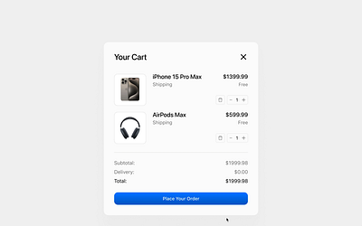 Checkout Cart cart checkout clean design details ecommerce interface minimal payment shop ui ui design ux ux design