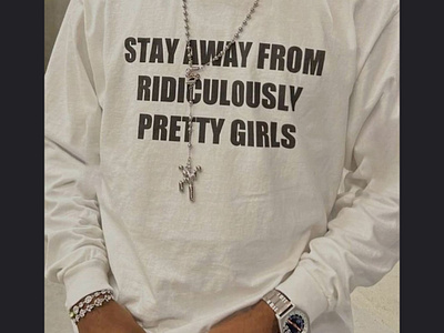 Stay Away From Ridiculously Pretty Girls Shirt design illustration