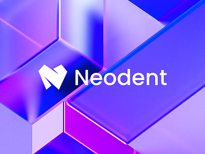 Neodent - Dental with AI facilities ai dental brand identity design branding dental branding dental logo dental technology logo minimal dental logo modern dental logo n logo tech dental logo