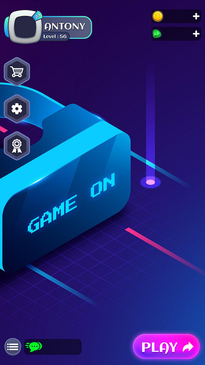 Game Ui graphic design ui