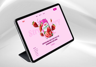 Redesign Soft Drink website Animation - Transitions animation figma interaction header interaction juice landing page ritadrinks transitions transitions intaraction ui interaction user interface web animation web design web design interaction web interaction website