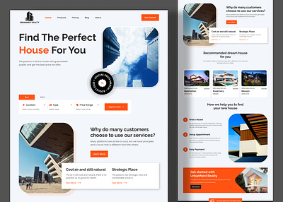 Real Estate Website Design graphic design landing page design real estate agent website real estate website real estate website design real estate wesite designs ui website design
