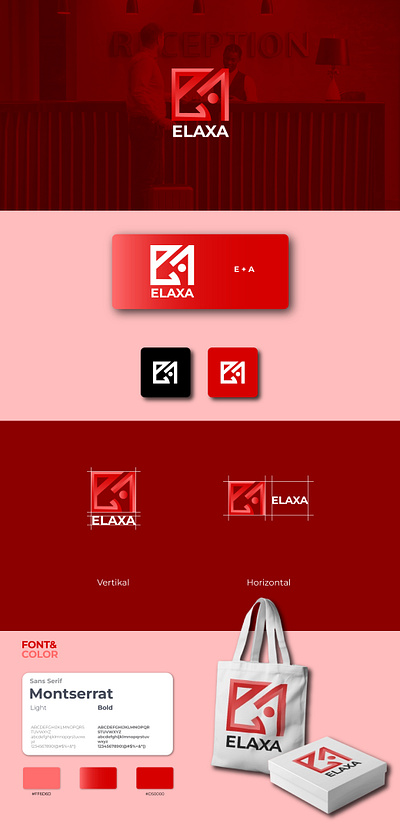 modern minimalist business logo design modern - ELAXA