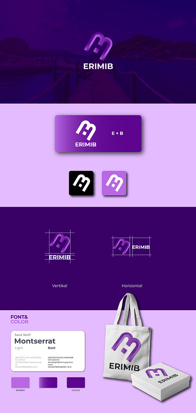 modern minimalist business logo design modern - ERIMIB