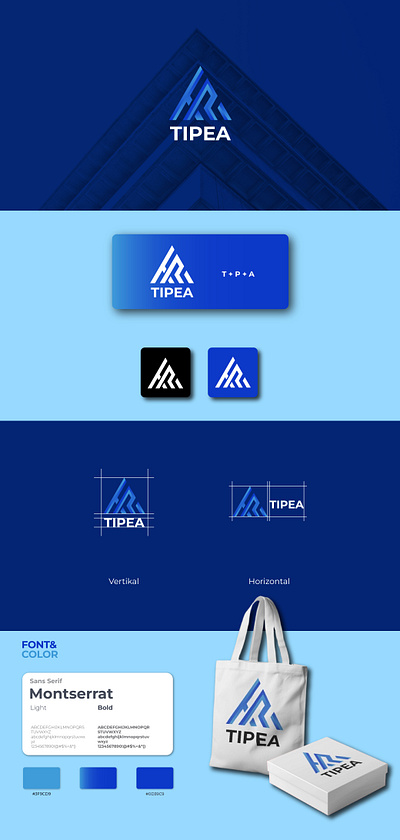 construction logo design custom logo design - TIPEA