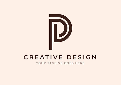 Letter PD Logo Design (Available for SALE) brand pd pd icon pd logo pd vector