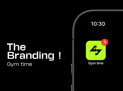 Gym Time Brand . branding graphic design lo logo