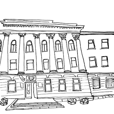 Line illustrations city of Cherkasy architectureillustration artanddesign culturalheritage graphic design illustrationoftheday instaart linearillustration ukrainianarchitecture ukrainianart visualstorytelling