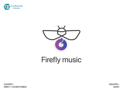 Logo Design for Music Industry chord symbol design firefly graphic design illustration logo misic music