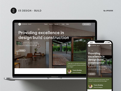 E5 Design Build construction website design design design build website design professional professional website upqode web development webdesign webflow webflow website