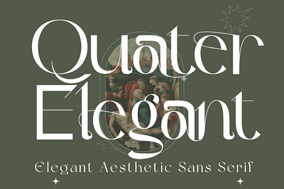 Quater Elegant Font aesthetic sans serif beauty elegant elegant font font lovely font quater quater elegant