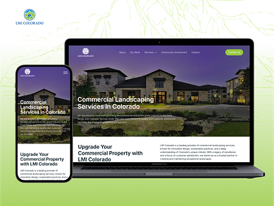 LMI Colorado design landscaping website landscaping website design professional responsive design webdesign website design wordpress wordpress design wordpress development