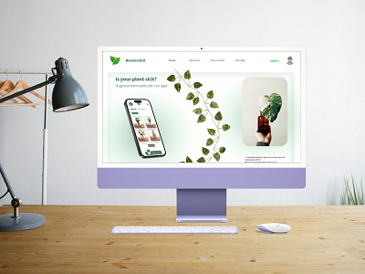 PlantCare Website Design plant care ui ux website design