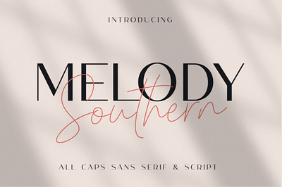 Melody Southern Duo Font branding fonts casual fonts classy font classy fonts elegant fonts font duo magazine fonts social media social media fonts