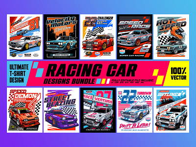 Racing Car Designs Bundle race