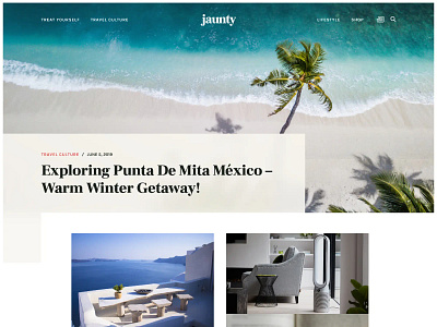 Jaunty Website Design & Development branding design ui ux webdesign website website design website redesign