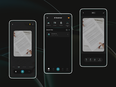 AI Scanner App: Scan, Edit, and Manage Documents with Ease! 3d all document reader andriod app animation app design branding document graphic design logo motion graphics pdf reader scanner app scanning ui ui design uiux ux design web design